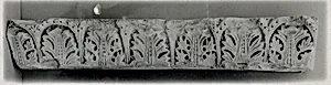 Fragment from a Molding with Acanthus Clusters under Arcades by Unknown Artist