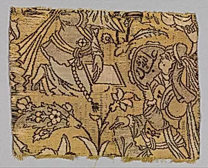 Fragment with a Garden Scene