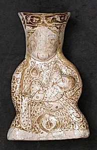 Hollow Vessel in the Shape of a Woman Holding a Child