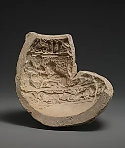 Mold Fragment with Musicians
