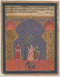 "Solanki Raga", Folio from a Ragamala