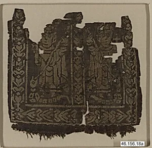 Square with Holy Warriors Spearing a Serpent by Unknown Artist