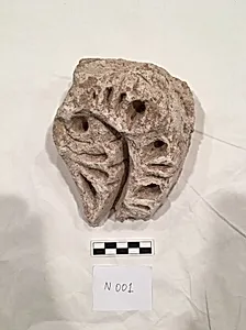 Stucco Fragment by Unknown Artist