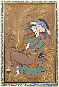 The Lovers by Riza-yi 'Abbasi