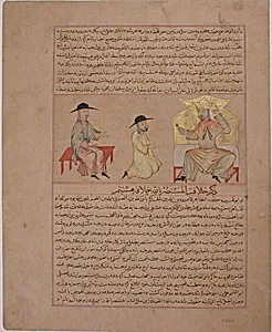 "Throne Scene", Folio from a Majma al-Tavarikh (Compendium of Histories) by Hafiz-i Abru