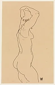Standing Nude, Facing Right