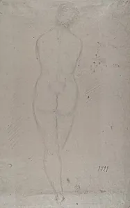 Standing Nude Woman, Back View