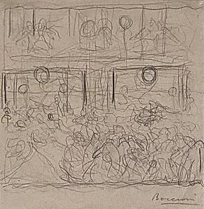 Study for "The Riot"