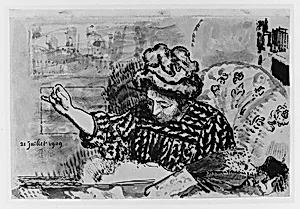 Woman Sewing