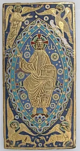 Book-Cover Plaque with Christ in Majesty