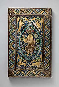 Book-Cover Plaque with Christ in Majesty