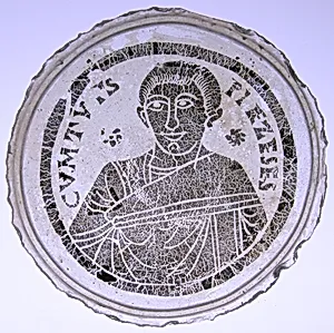 Bowl Base with the Portrait of a Young Man