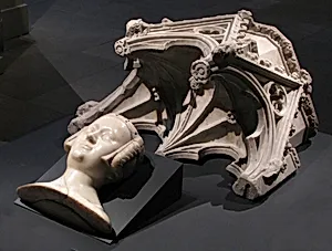 Canopy from the tomb of Philip III (the Bold) of France (1245-1285) by Jean d'Arras