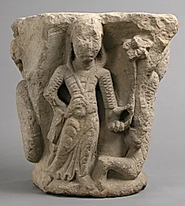 Capital with Saint George and the Dragon