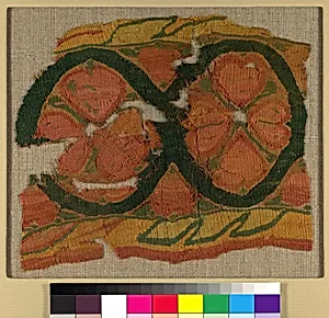 Fragment of a Band with a Floral Motif