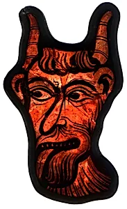 Glass Fragment of a Devil