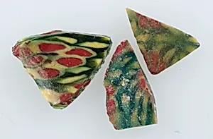 Glass Fragments from a Vessel