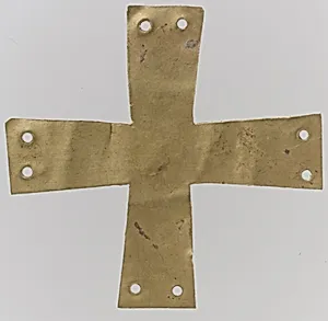 Gold Appliqué in the Form of a Cross