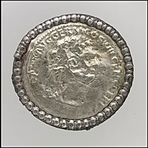 Gold Disk Brooch