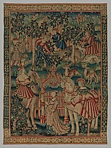 Hunting for Wild Boar (from the Hunting Parks Tapestries)