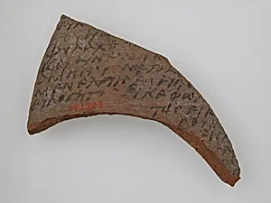 Ostrakon with a Canticle (?)