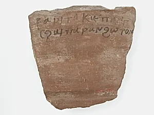 Ostrakon with a Letter