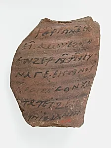 Ostrakon with a Letter from John