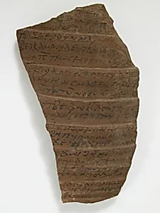 Ostrakon with a Letter from Moses to Moses