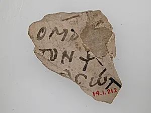Ostrakon with a Trisagion