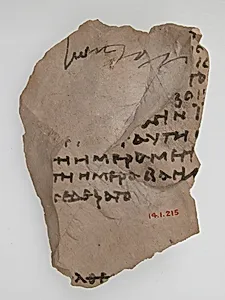 Ostrakon with Troparion