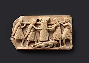 Panel with Scene from the Life of a Saint