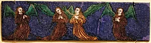 Plaque with Four Angels