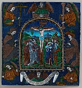 Plaque with the Crucifixion by Master of the Orléans Triptych