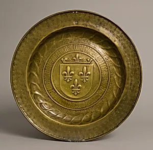 Plate, Royal Arms of France