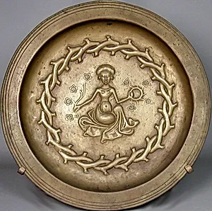 Plate with Seated Woman