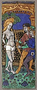Triptych Panel with Saint Sebastian