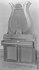 Upright (Lyre) Piano with Pedalboard