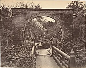 A Garden in Canton by John Thomson