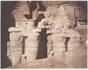 Abo-Sembil, Grand Spéos, Statues Colossales vues de Face (Parte Inférieure)