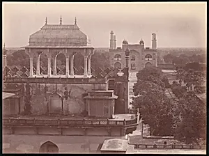 [Akbar's Tomb and Gardens, Sikandra, India] by Unknown