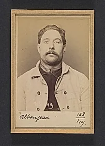 Alban. Jean-Louis. 35 ans, né à Paris. Plombier. Anarchiste. Fiché le 5/3/94. by Alphonse Bertillon