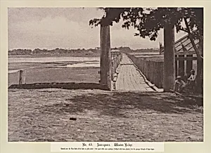 Amerapoora: Wooden Bridge by Linnaeus Tripe