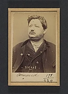 Arnaud. Eugène. 47 ans, né à Villeveyrac (Hérault). Ferblantier. Anarchiste. 20/3/94. by Alphonse Bertillon