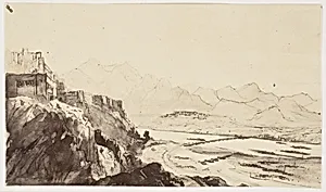 [Attock on the Indus River- From a Drawing] by Unknown