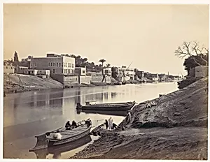 Banks of the Nile at Cairo by Francis Frith|Francis Frith and Company