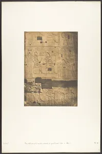Bas-relief pris sur la muraille occidentale du grand Temple d'Isis, à Philae