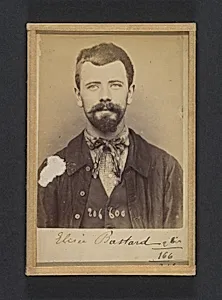 Bastard. Élisée, Joseph, Michel. 22 ans, né à Birnel (Oise). Polisseur. Anarchiste. 20/8/93. by Alphonse Bertillon