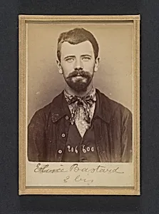Bastard. Élisée, Joseph, Michel. 22 ans, né à Birnel (Oise). Polisseur. Anarchiste. 20/8/93. by Alphonse Bertillon