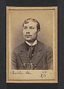 Beaulieu. Henri, Félix, Camille. 23 ans, né le 30/11/70 à Paris Ve. Comptable. Anarchiste. 23/5/94. by Alphonse Bertillon