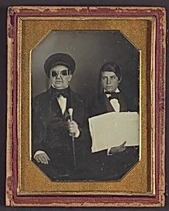 [Blind Man and His Reader] by Unknown